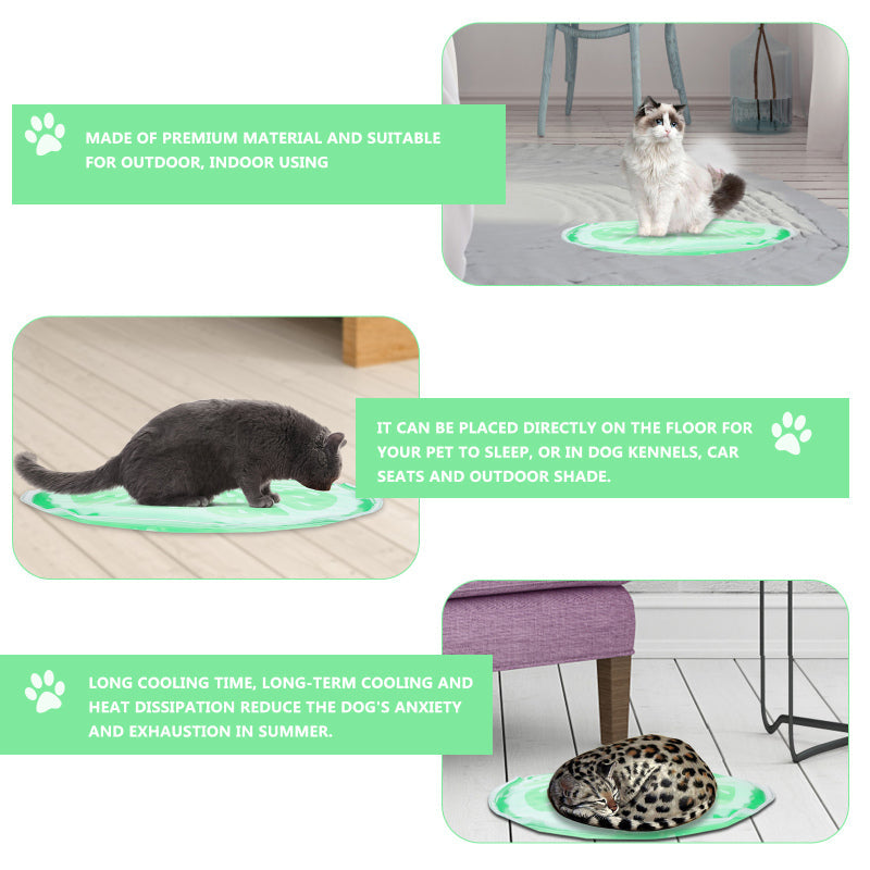 Lemon Self Cooling Dog Mat