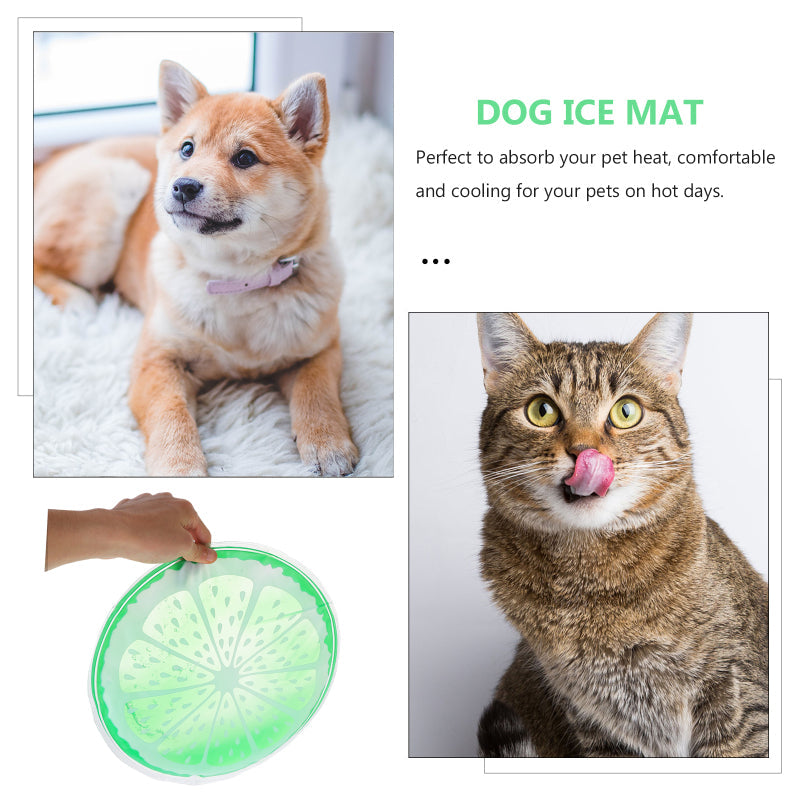 Lemon Self Cooling Dog Mat