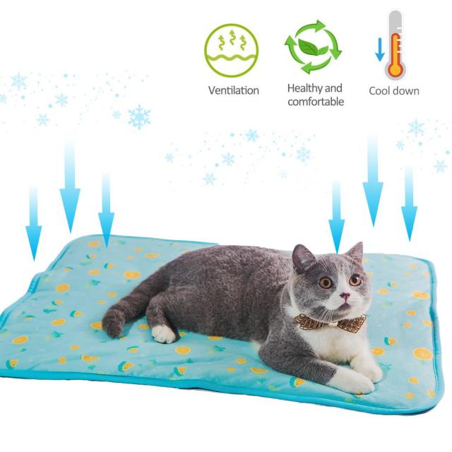 Dog Cooling Ice Silk Mat