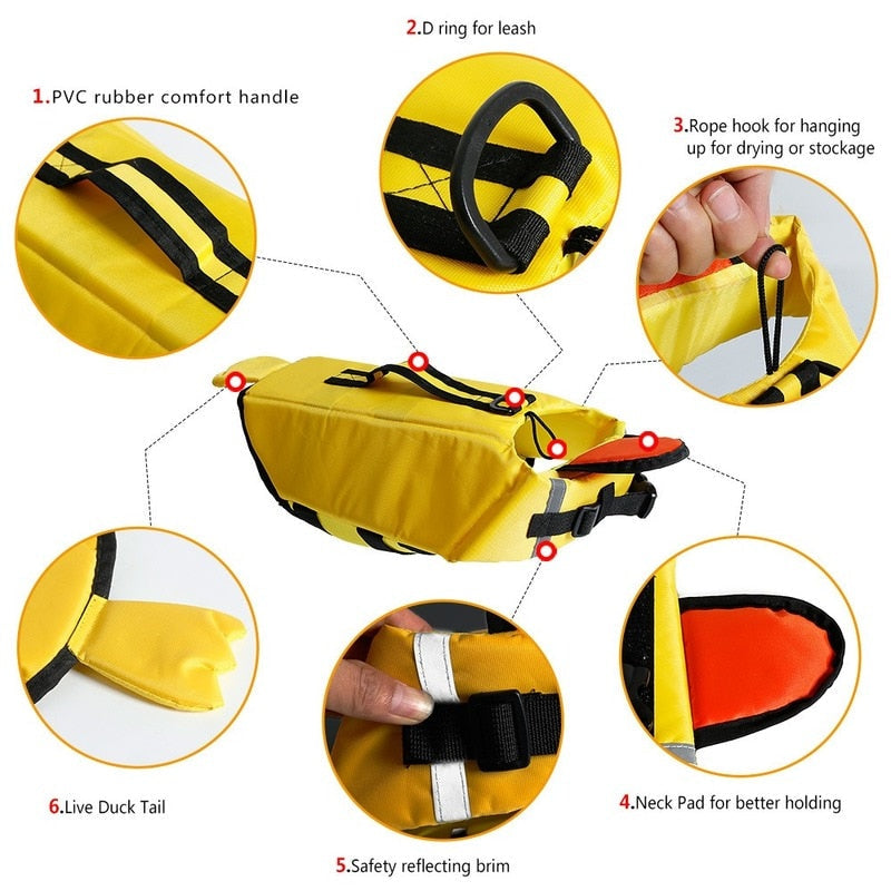 Summer Reflective Dog Life Vest