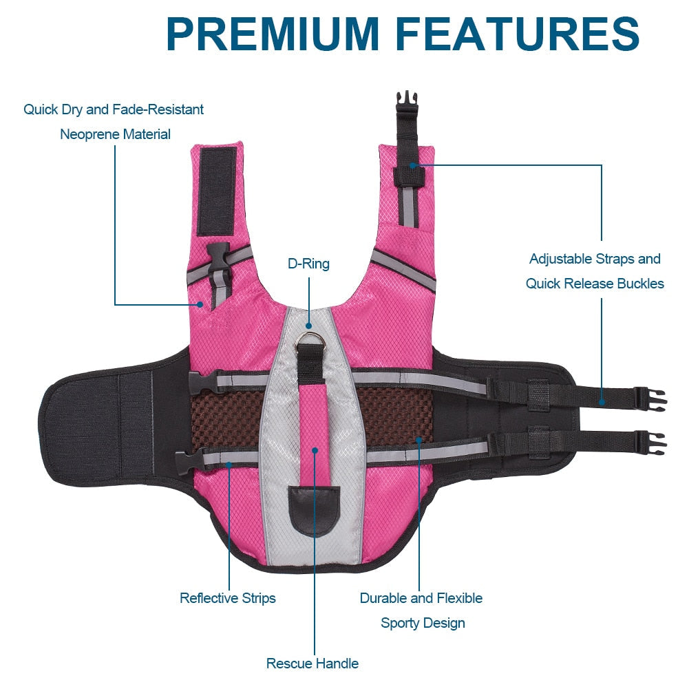 Summer Dog Life Jackets