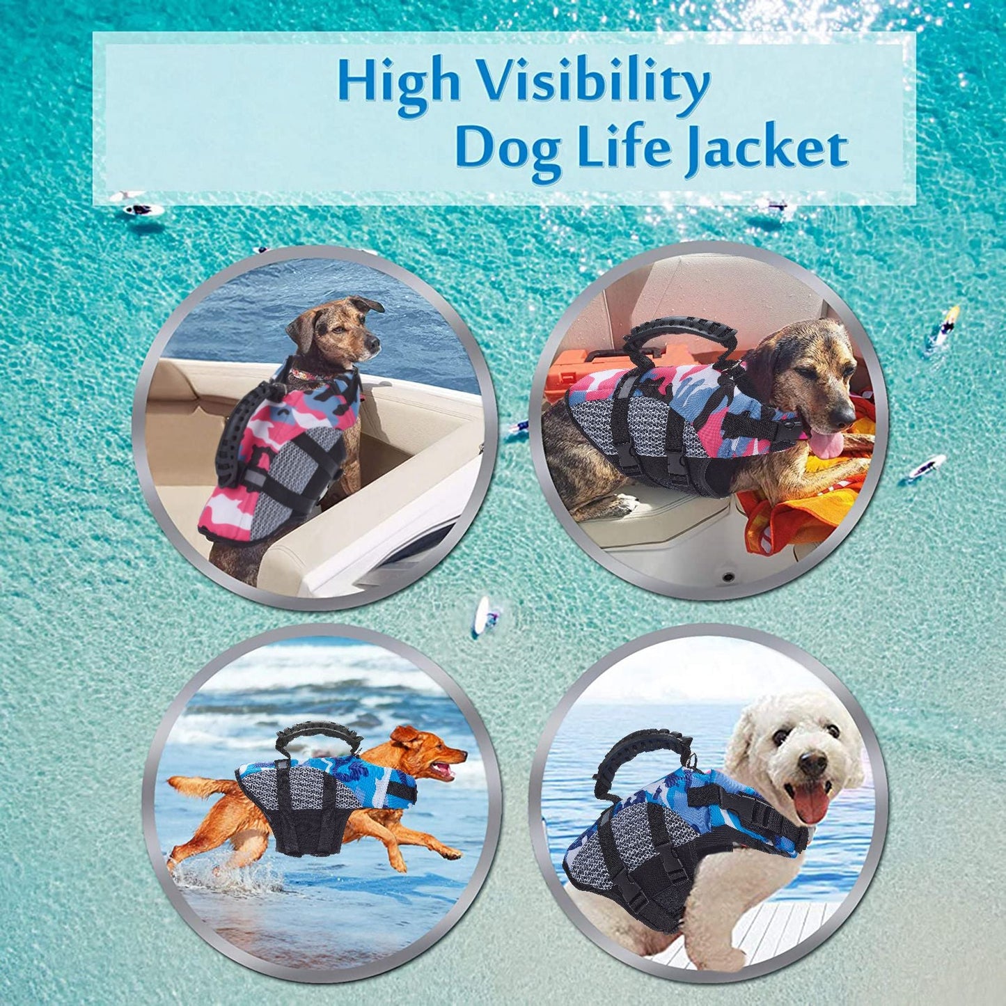 Summer Dog Life Jackets
