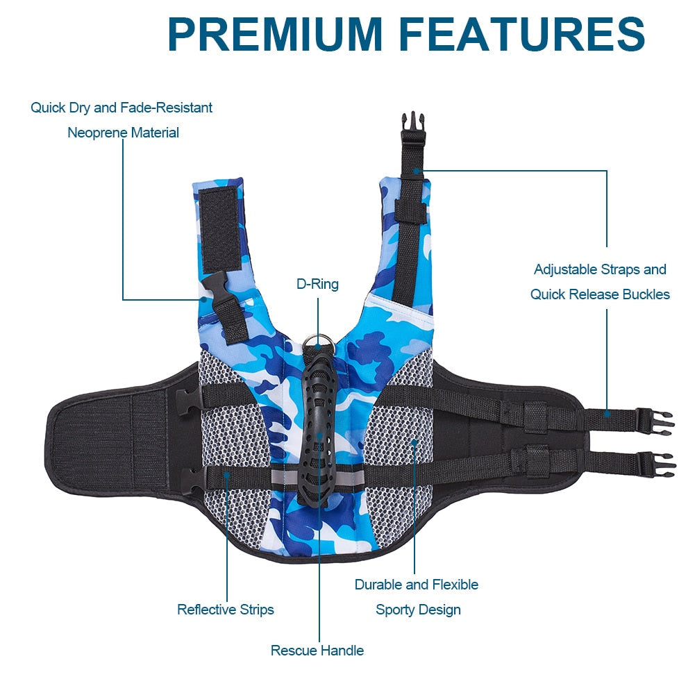 Summer Dog Life Jackets