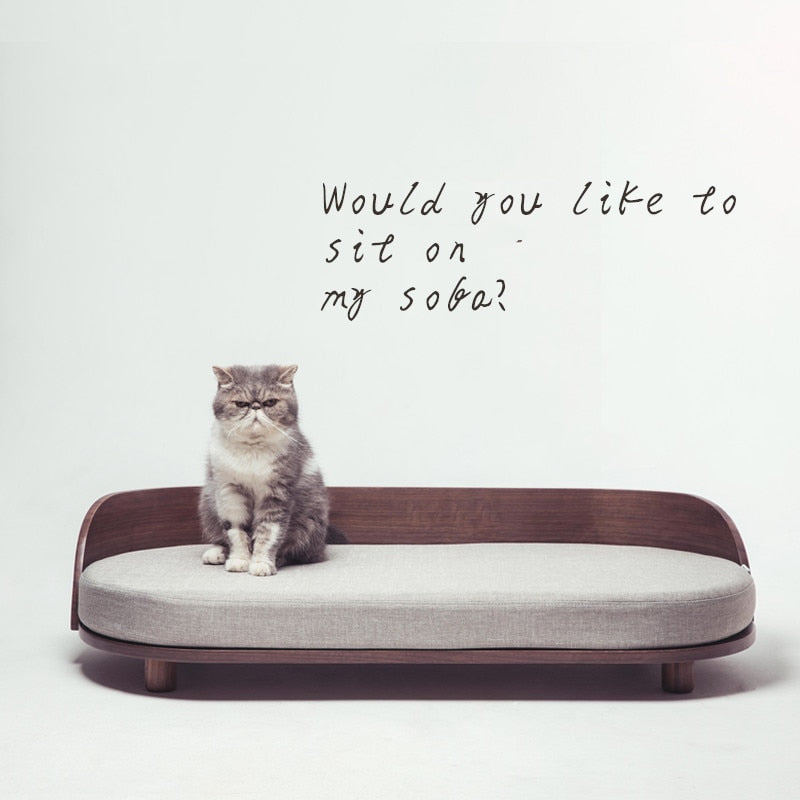 Luxury Solid Wood Pet Sofa Bed