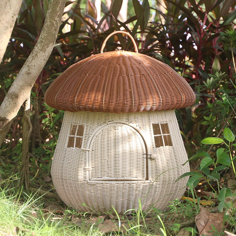 Four Seasons Hand Woven Cat House
