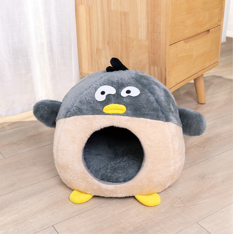 Soft Plush Penguin Pet Bed