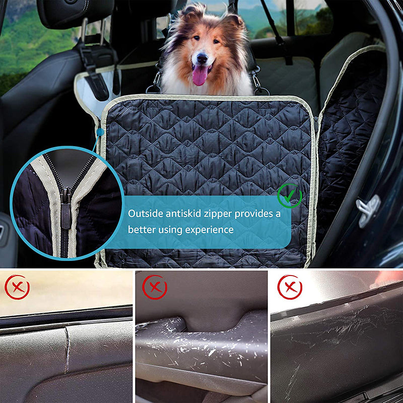 Mesh Visual Window Dog Car Seat Covers