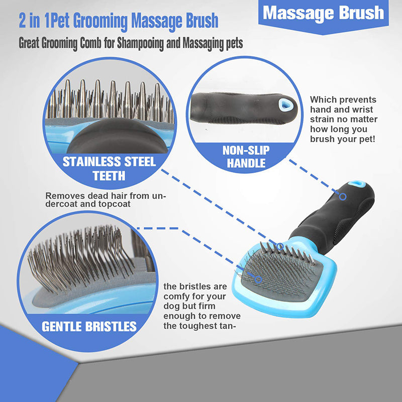 Anti Slip Slicker Dog Brush