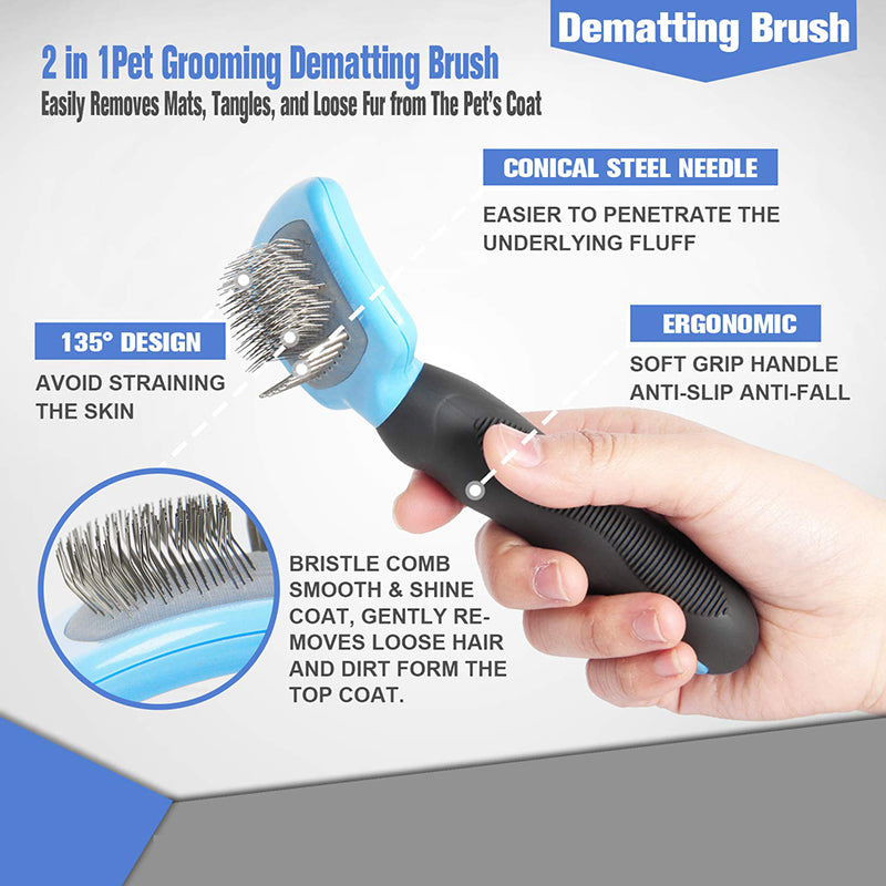 Anti Slip Slicker Dog Brush
