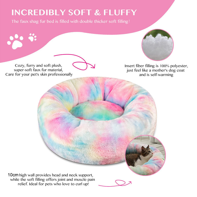 Thick Soft Warm Round Dog Beds