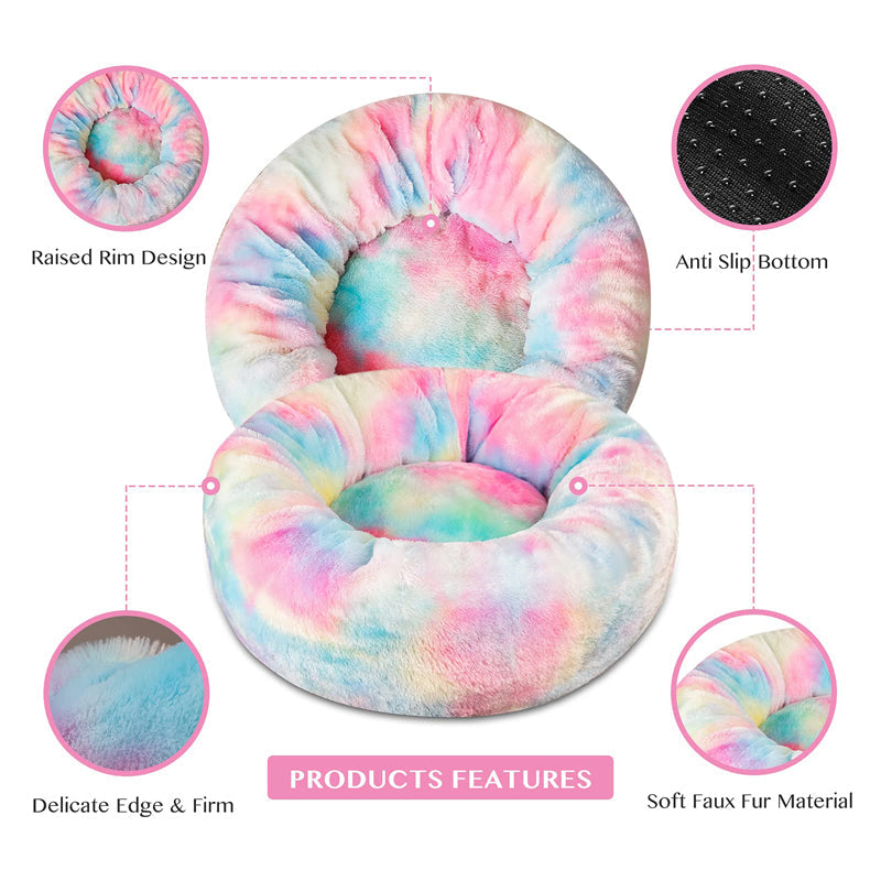 Thick Soft Warm Round Dog Beds