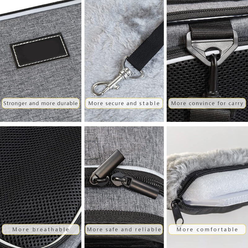 2 Side Expandable Small Dog Carrier