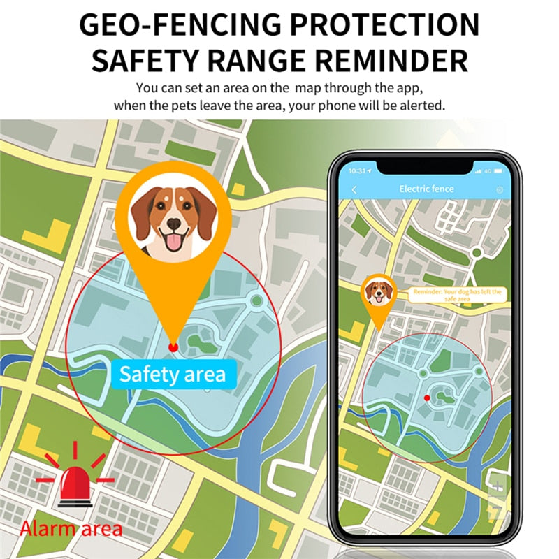Pet Mini GPS Tracker With Collar