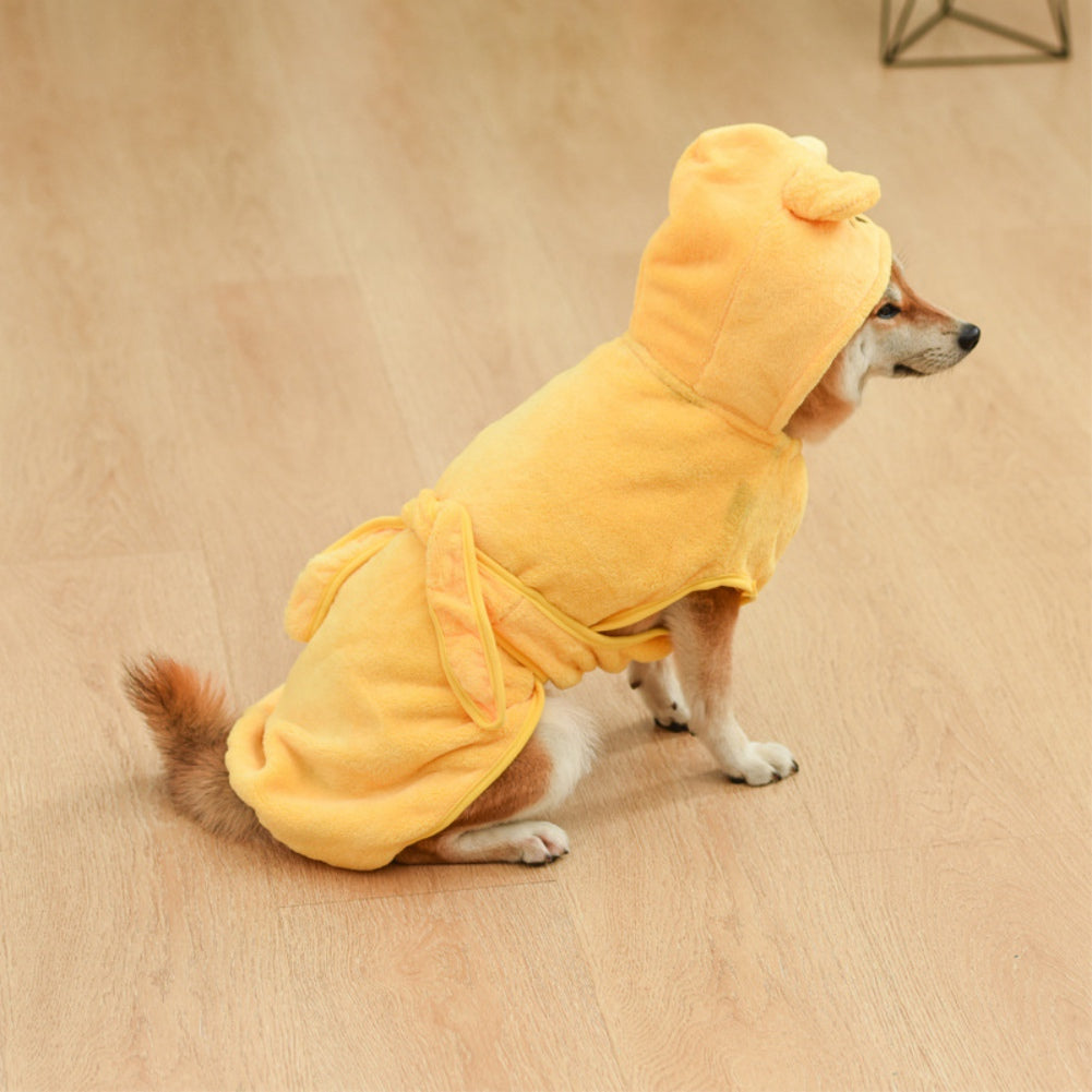 Super Absorbent Hooded Dog Bathrobes