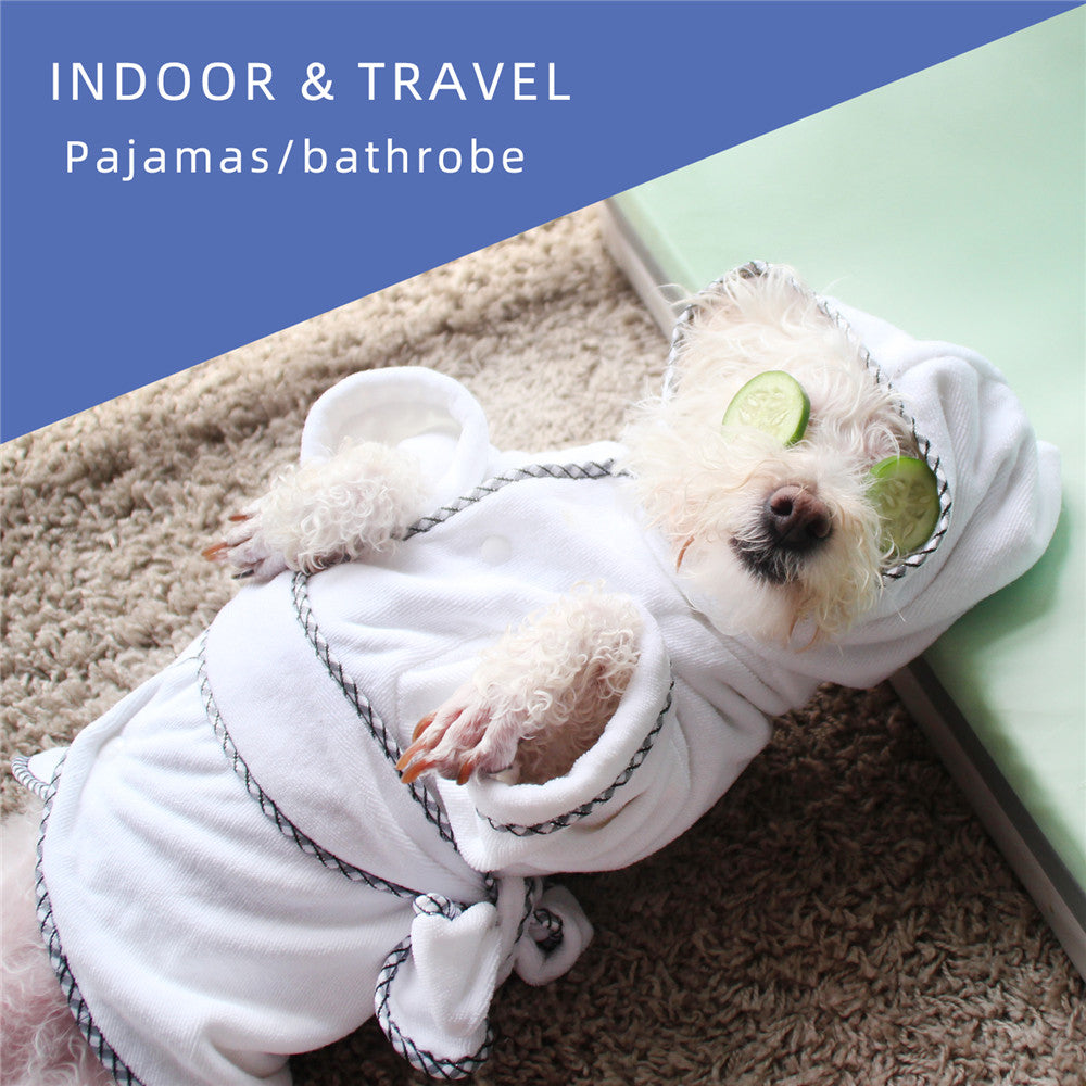 Premium Fast Drying Dog Bathrobe