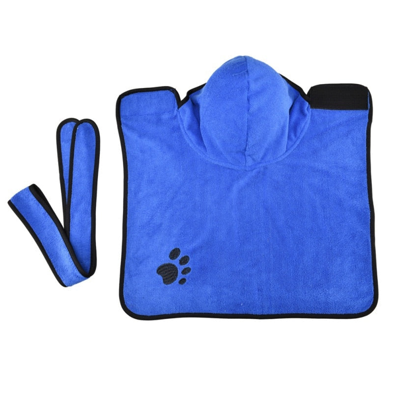 Quick Drying Dog Bathrobe