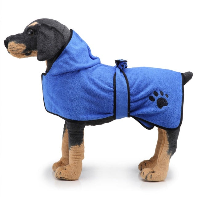 Quick Drying Dog Bathrobe
