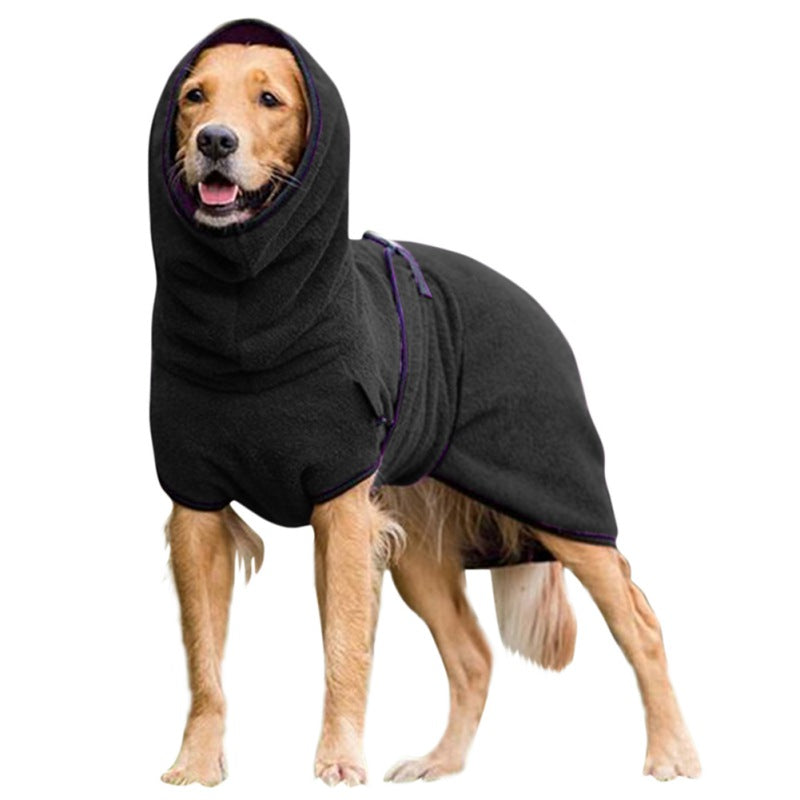 Adjustable Absorbent Dog Bathrobe