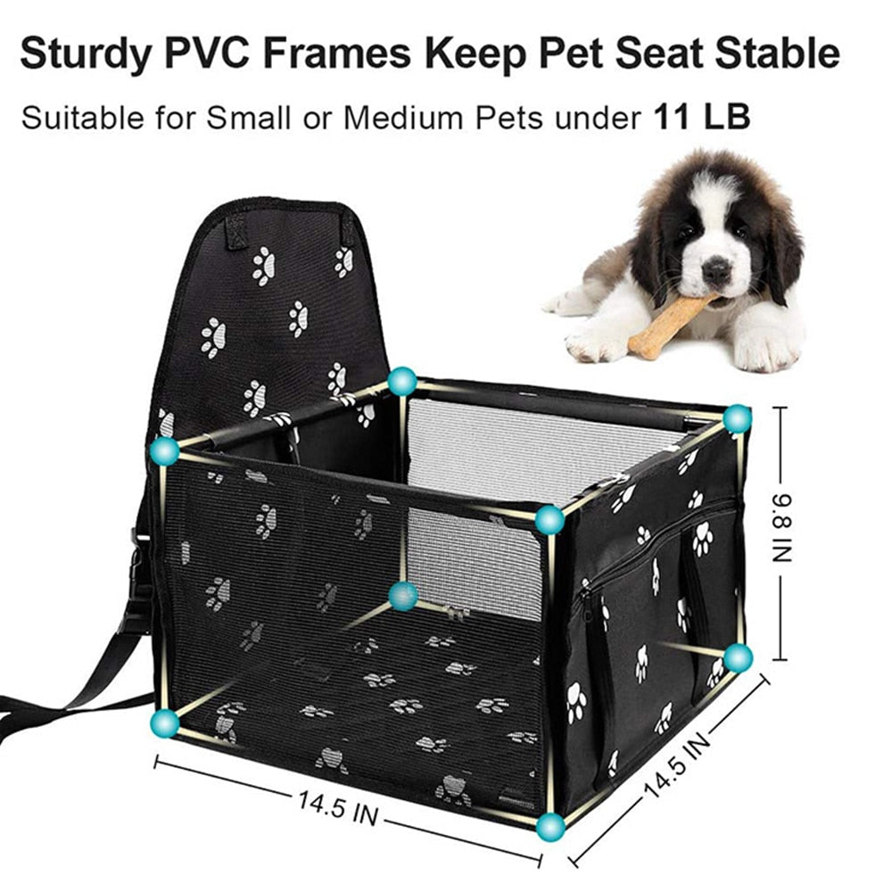 Sturdy Water Proof Dog Car Seat Carrier