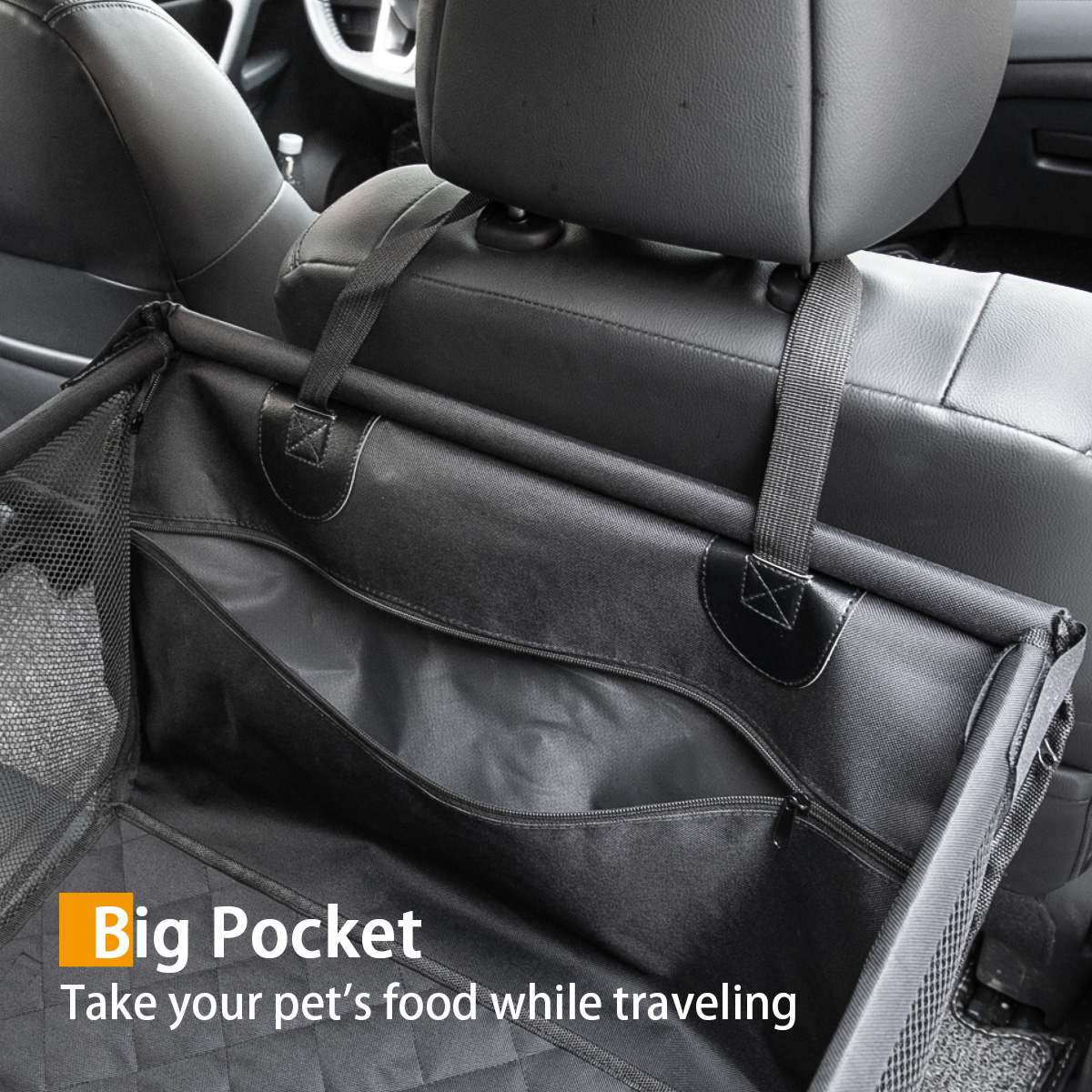 Folding Hammock Dog Car Front Seat Cover