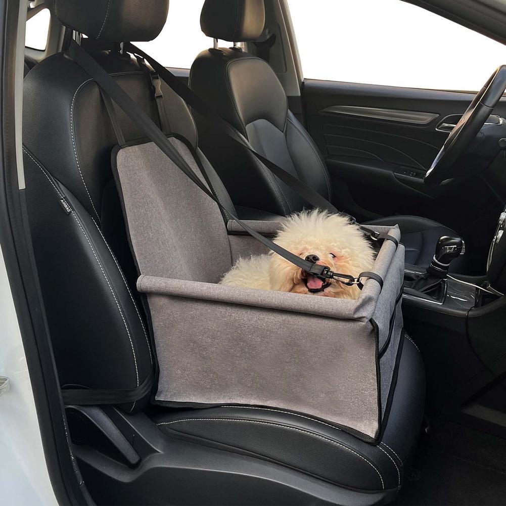 Dog Car Booster Seat With Safety Belt