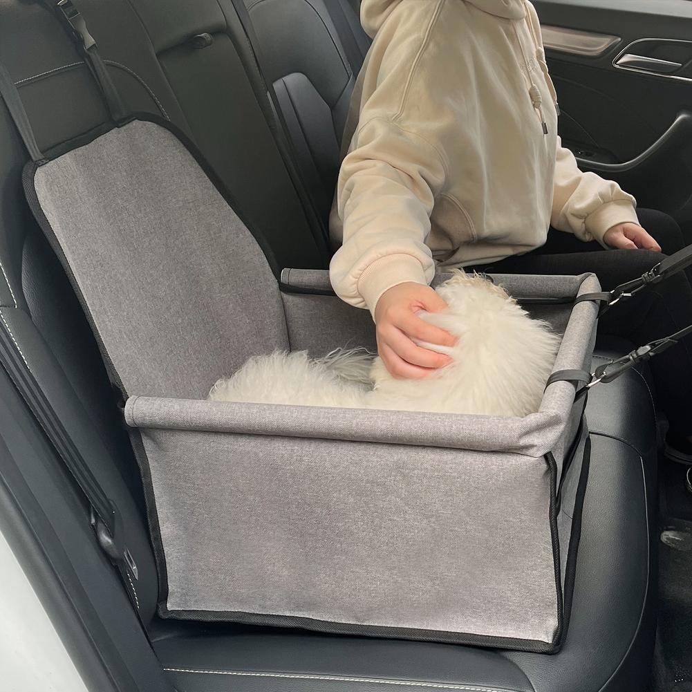 Dog Car Booster Seat With Safety Belt