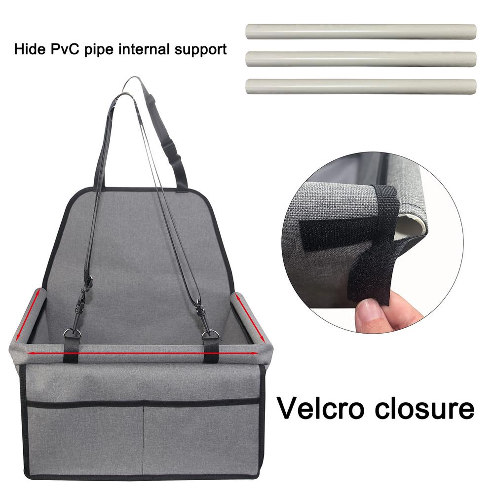 Dog Car Booster Seat With Safety Belt