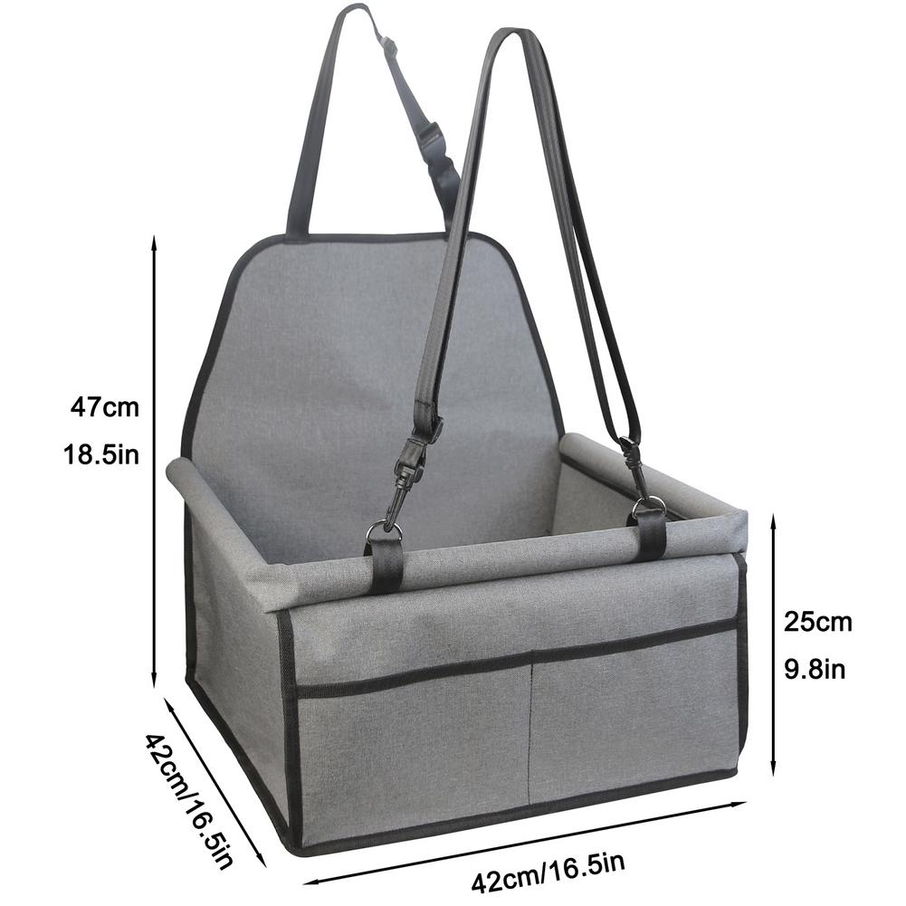 Dog Car Booster Seat With Safety Belt