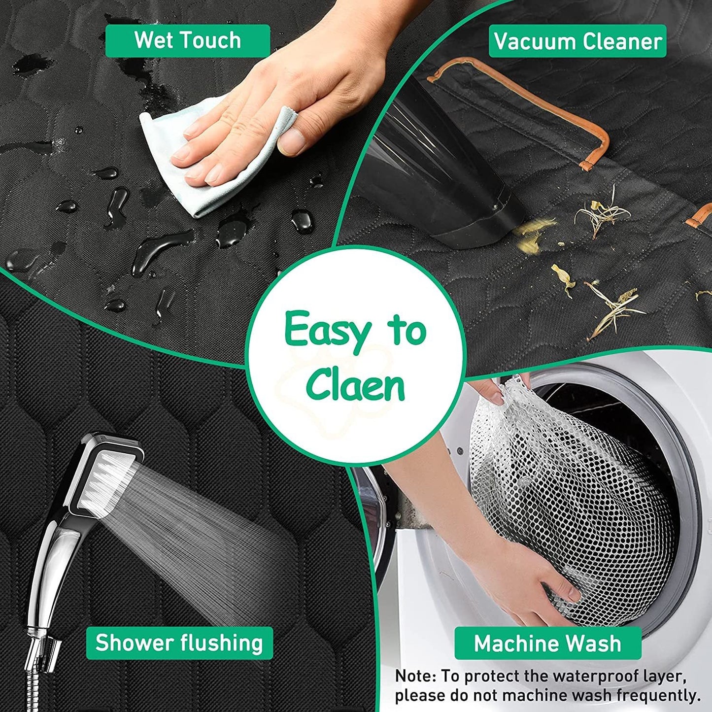 Luxury Waterproof Pet Car Seat Anti Dirty Mat
