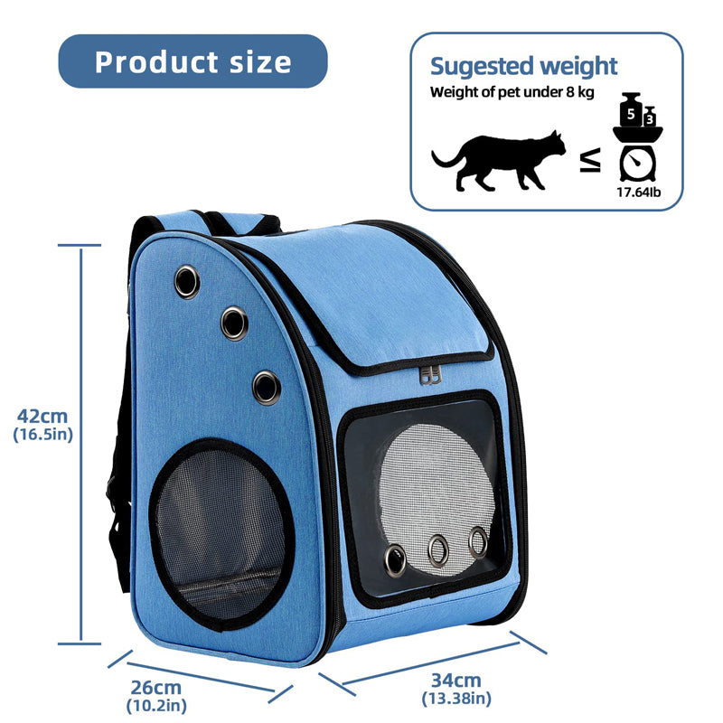 Large Capacity Breathable Pet Backpack