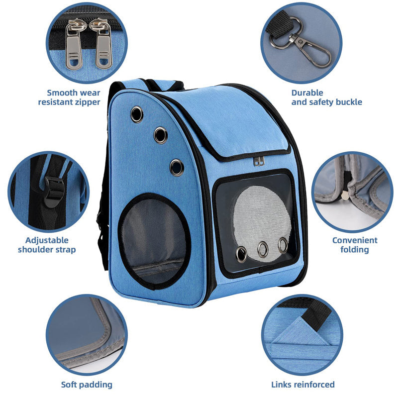 Large Capacity Breathable Pet Backpack