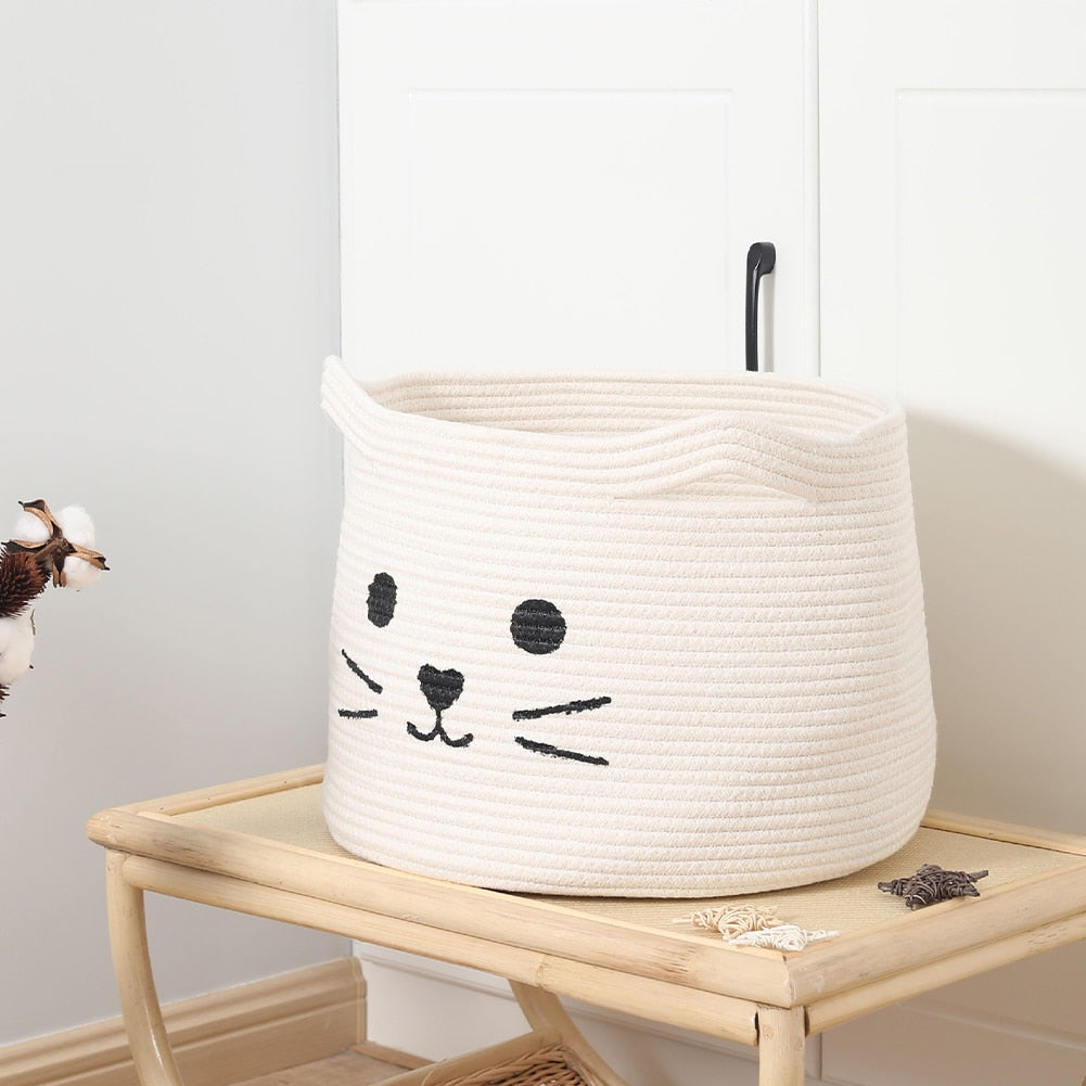 Large Capacity Dog Toys Storage Basket