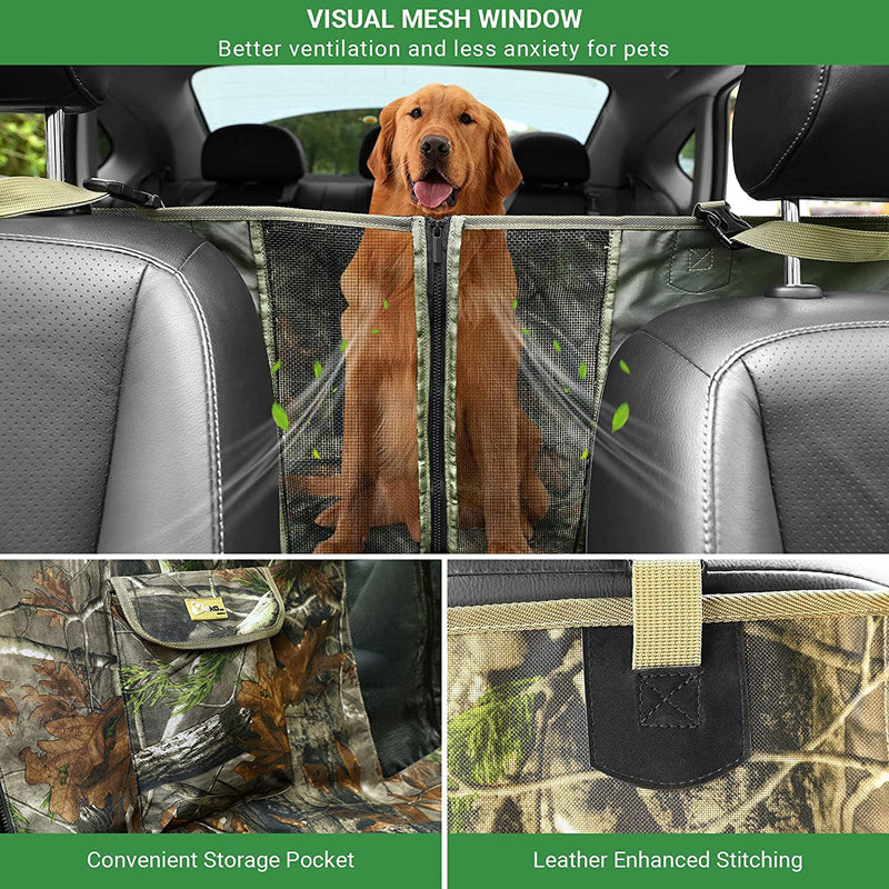Camouflage Durable Dog Car Seat Cover