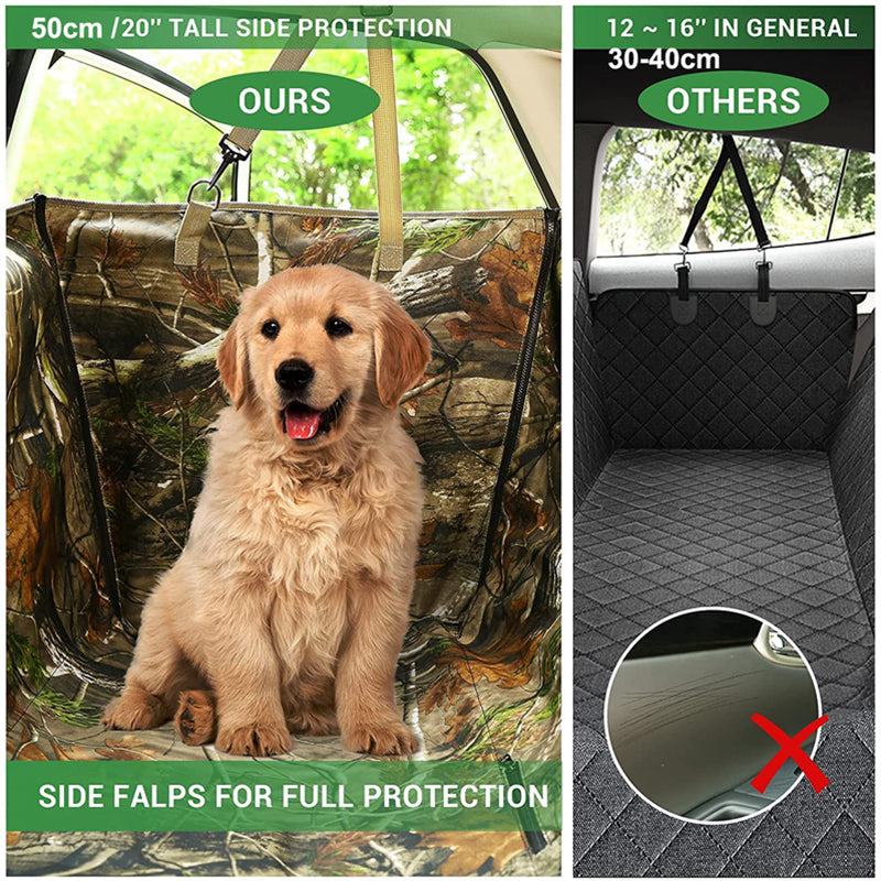 Camouflage Durable Dog Car Seat Cover