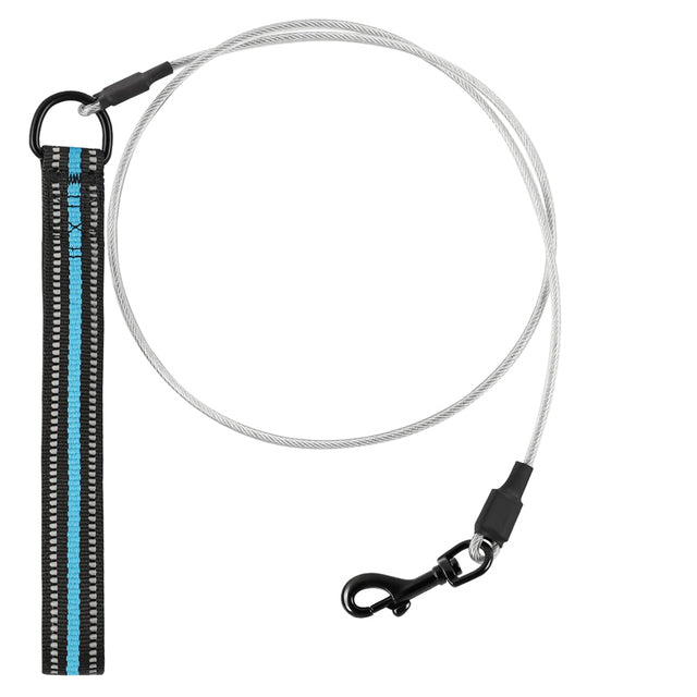 Strong Comfort Padded Handle Metal Dog Leash