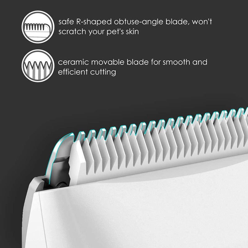 Low Noise Cordless Dog Hair Trimmer