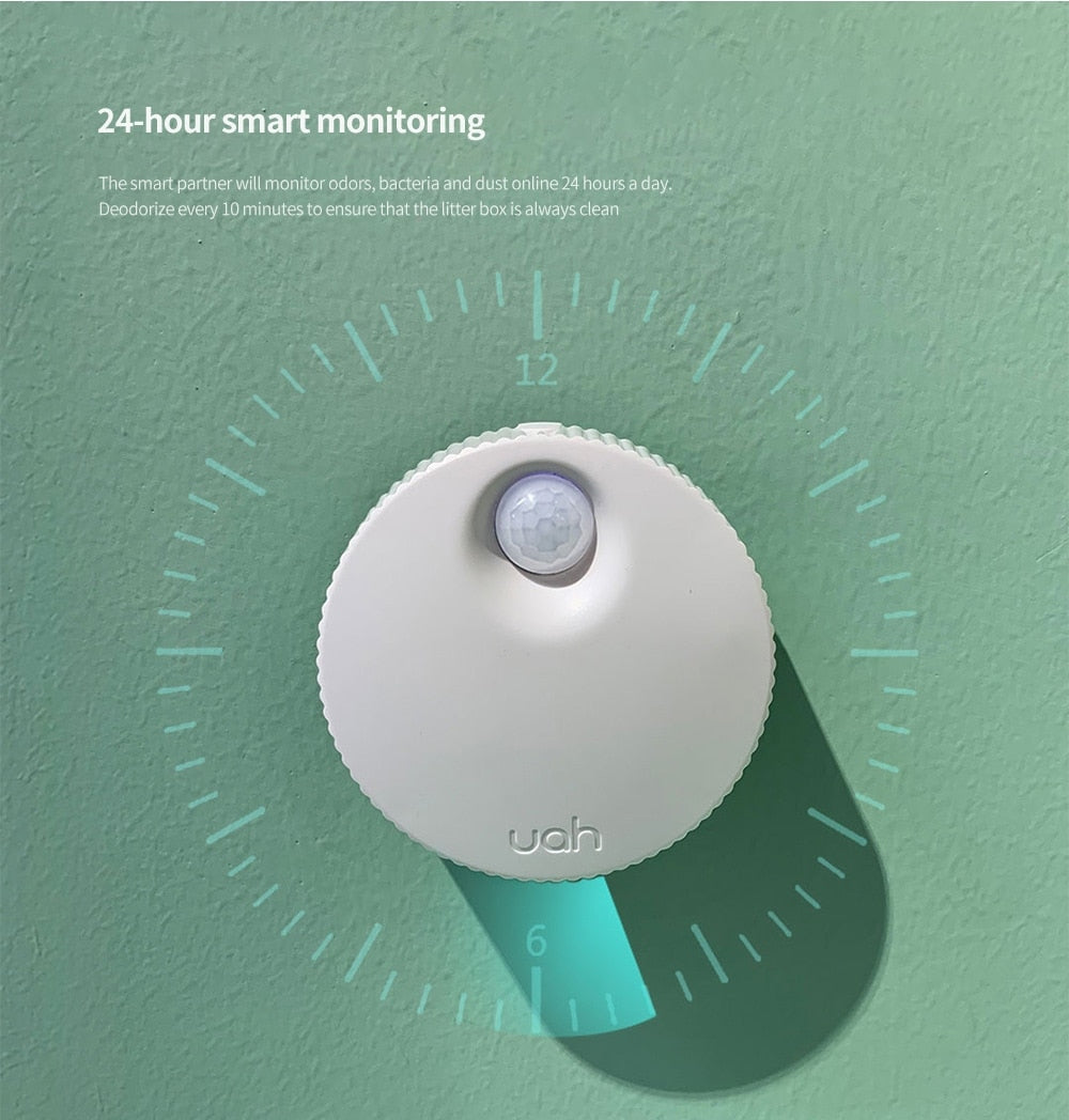 Smart Cat Litter Box Deodorant Air Purifier