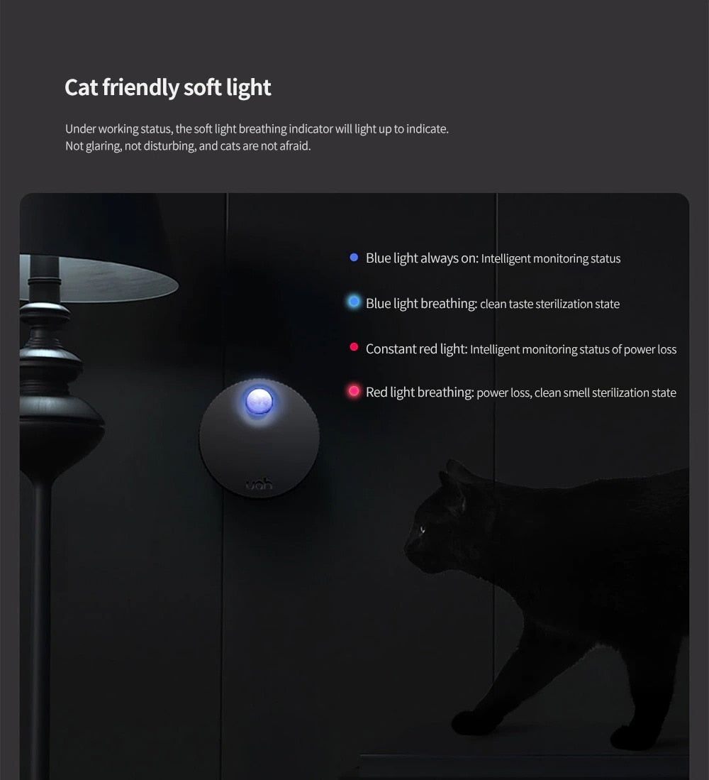 Smart Cat Litter Box Deodorant Air Purifier