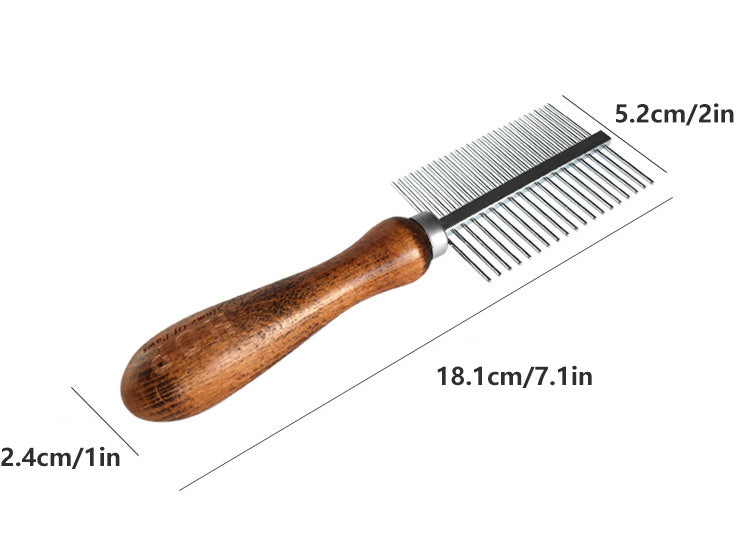 Double Sided Stainless Steel Dog Comb