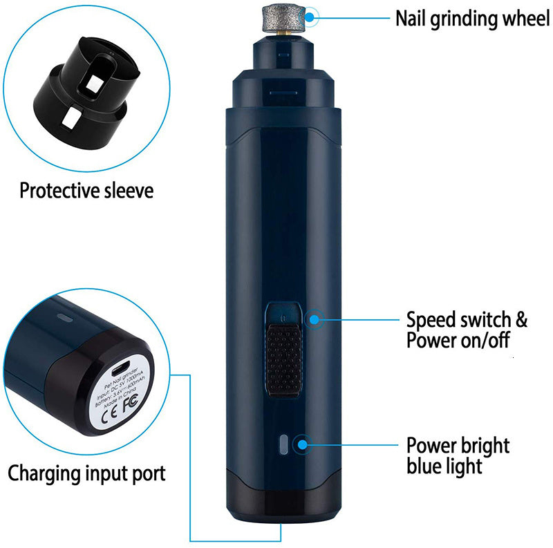 Quality Painless 2 Speed Dog Nail Grinder