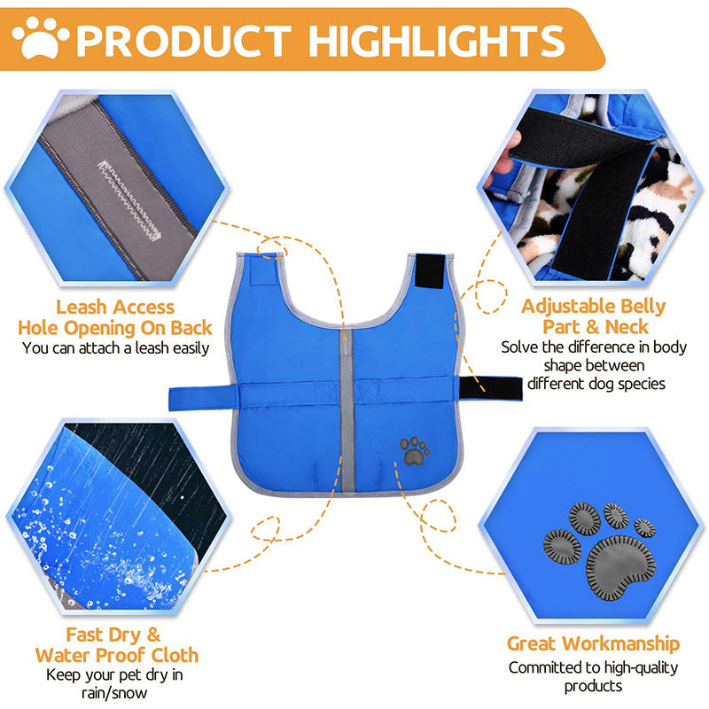 Reflective Reversible Winter Dog Clothes