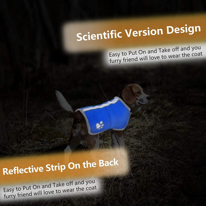 Reflective Reversible Winter Dog Clothes