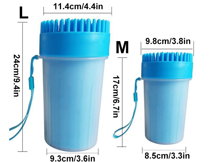 2 In 1 Soft Silicone Dog Paw Cleaner