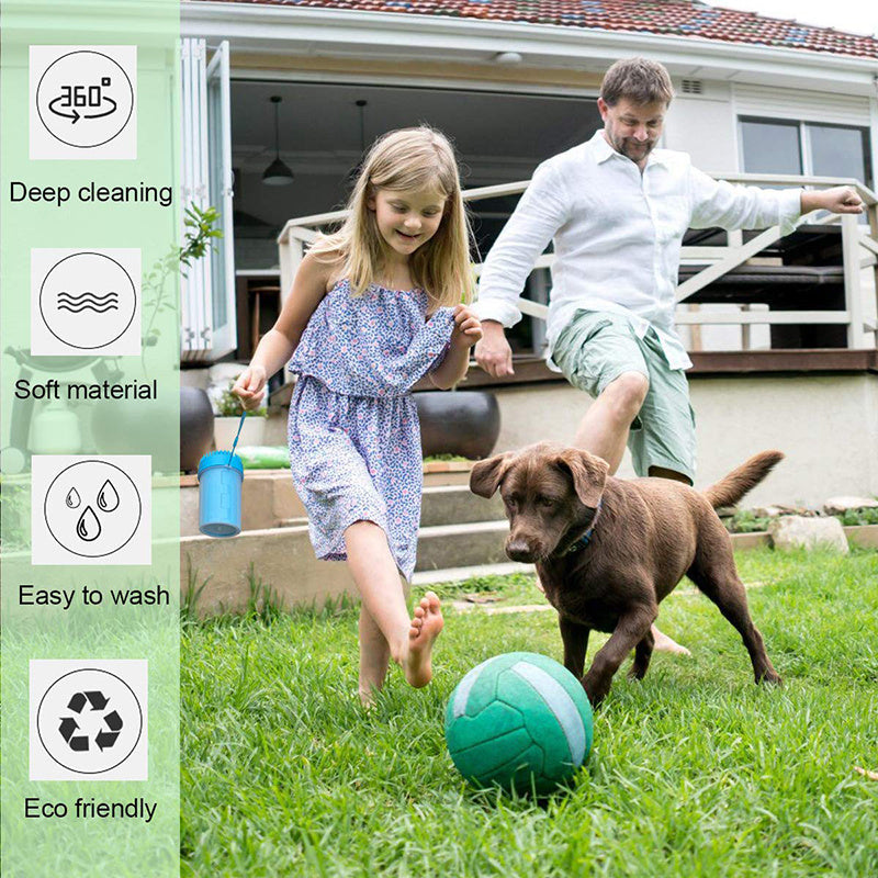 2 In 1 Soft Silicone Dog Paw Cleaner
