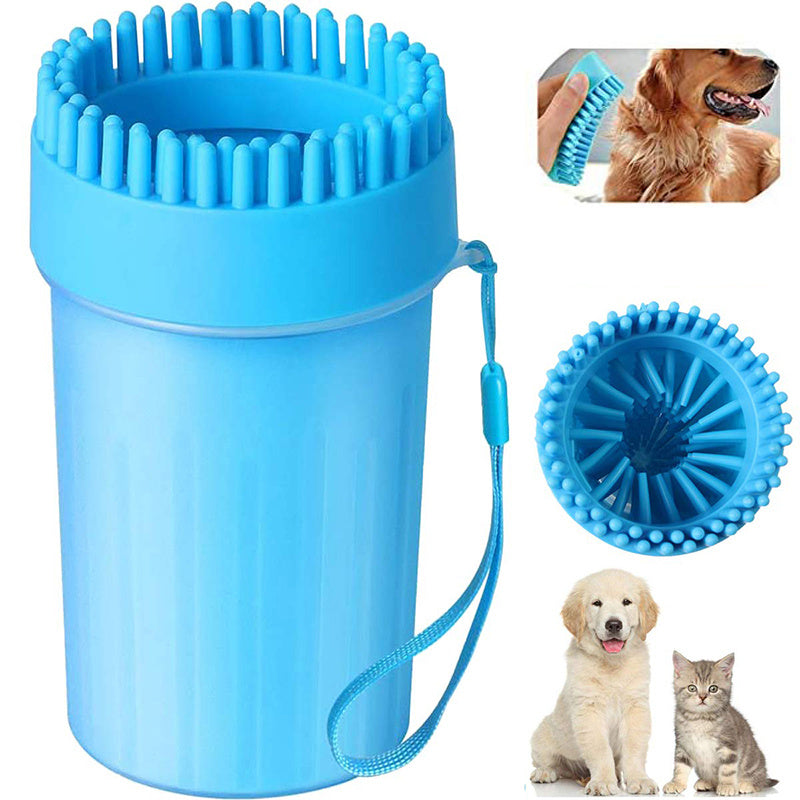 2 In 1 Soft Silicone Dog Paw Cleaner