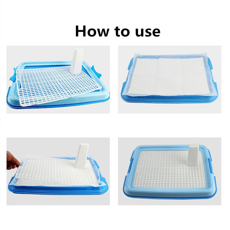 Plastic Mesh Dog Training Toilet Tray