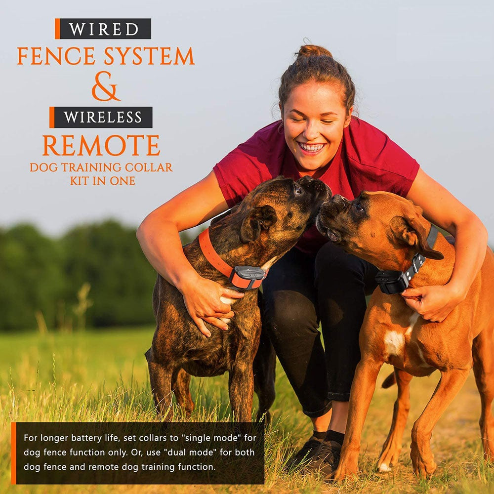 Premium Electric Wired Fence System Dog Collar