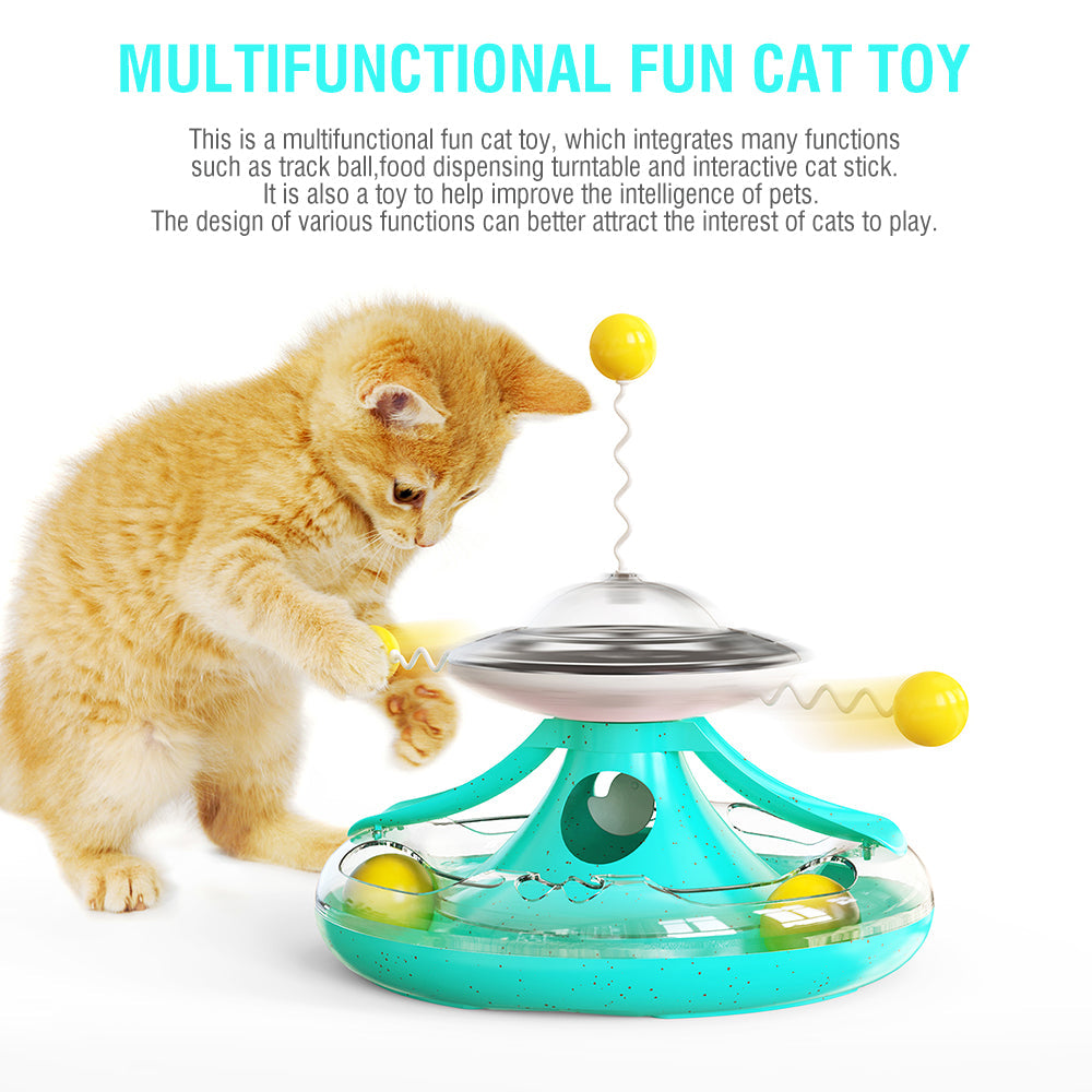 Turntable Ball Interactive Cat Toy