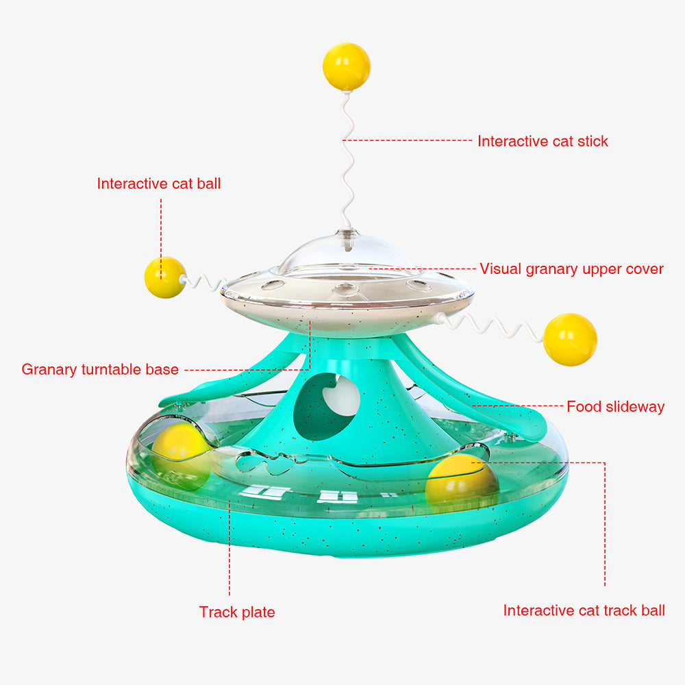 Turntable Ball Interactive Cat Toy
