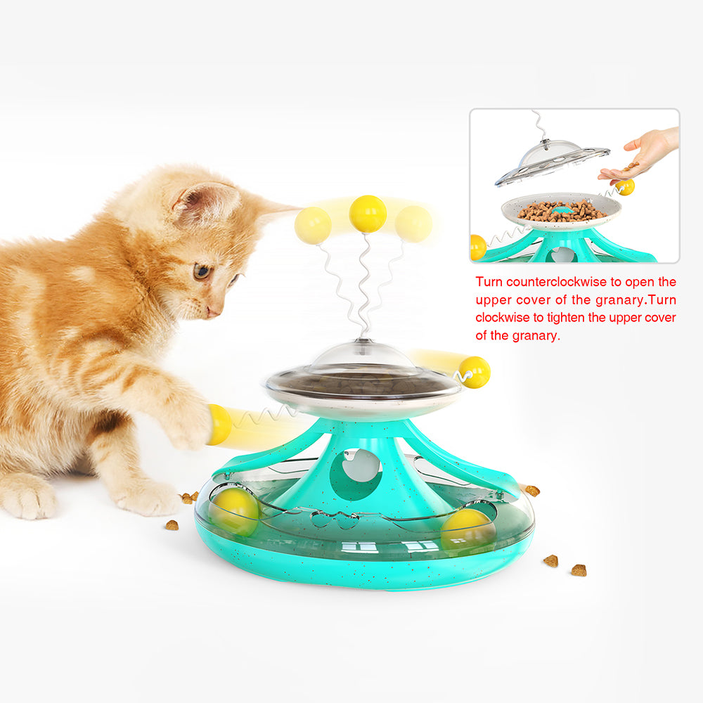 Turntable Ball Interactive Cat Toy